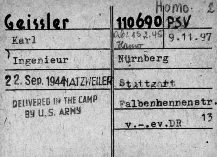 Schreibstubenkartei des KZ Dachau - ITS Digital Archive, Bad Arolsen