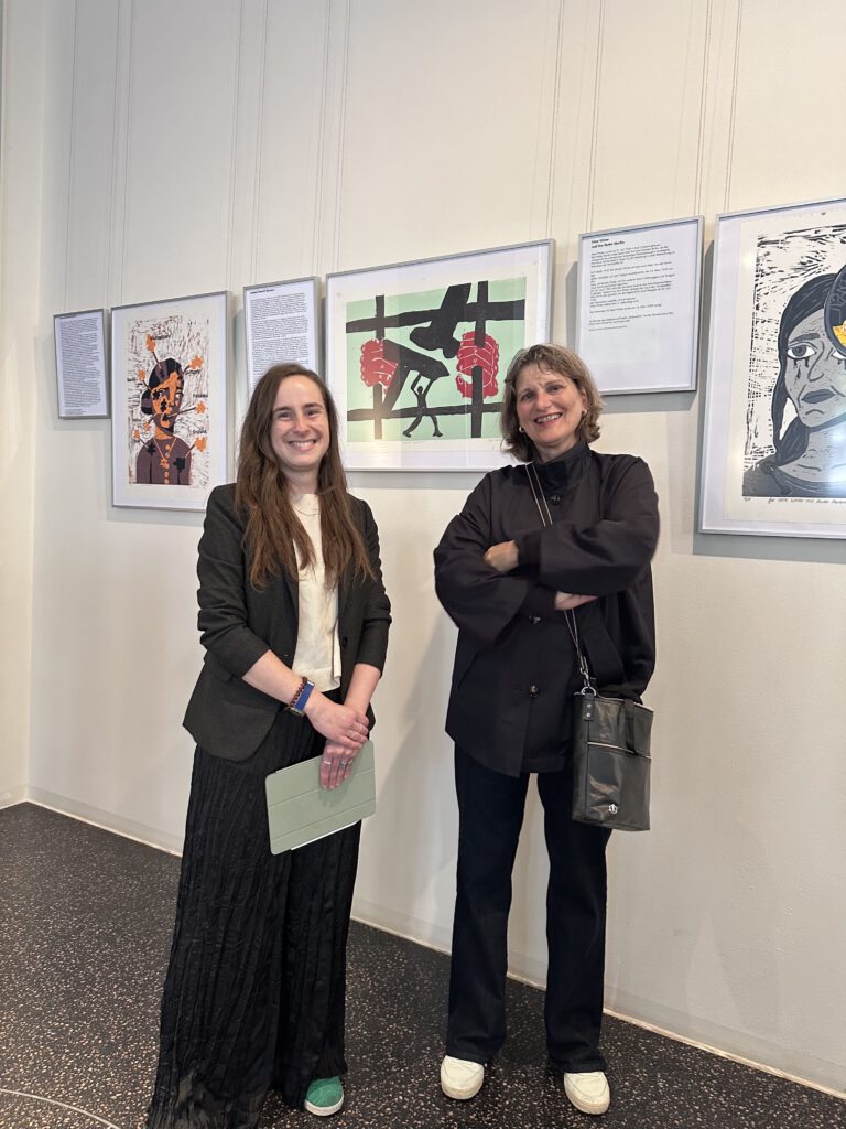 Jsnina Selzer mit Brigitte Lösch