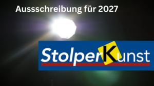 Ausschreibung StolperKunst-Projekte 2027